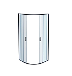 Душевой уголок Aquatek AQ ARI RO 09020BL 90*90*200 1/4 круга, двери раздвижные, профиль черный, стекло прозрачное без поддона Душевой уголок Aquatek AQ ARI RO 09020BL 90*90*200 1/4 круга, двери раздвижные, профиль черный, стекло прозрачное без поддона