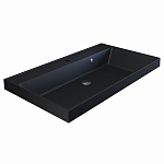 Встраиваемая раковина Uperwood Classic Quartz 80*45 черная матовая, уголь Встраиваемая раковина Uperwood Classic Quartz 80*45 черная матовая, уголь