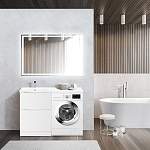 Тумба с раковиной BelBagno Lavanderia 120 L под стиральную машину Bianco Lucido Тумба с раковиной BelBagno Lavanderia 120 L под стиральную машину Bianco Lucido