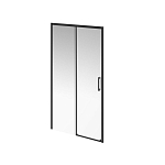 Душевая дверь в нишу Kerama Marazzi Vetro SD 110*195 профиль черный матовый без поддона Душевая дверь в нишу Kerama Marazzi Vetro SD 110*195 профиль черный матовый без поддона