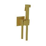 Гигиенический душ со смесителем RGW Shower Panels SP-212Gb скрытый монтаж брашированное золото Гигиенический душ со смесителем RGW Shower Panels SP-212Gb скрытый монтаж брашированное золото