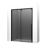 Душевая дверь в нишу Ambassador Intense 110022201IBB 120*200 L/R черная матовая без поддона Душевая дверь в нишу Ambassador Intense 110022201IBB 120*200 L/R черная матовая без поддона