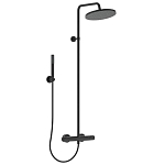 Душевая стойка Ideal Standard Ceratherm T25 BC748XG с термостатом черная матовая Душевая стойка Ideal Standard Ceratherm T25 BC748XG с термостатом черная матовая