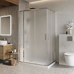 Душевой уголок BelBagno Luce LUCE-AH-21-110/90-P-Cr 110*90*195 стекло рифленое без поддона Душевой уголок BelBagno Luce LUCE-AH-21-110/90-P-Cr 110*90*195 стекло рифленое без поддона