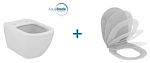 Промо-комплект Ideal Standard Подвесной унитаз Tesi Aqua Blade 36,5*53,5 безободковый + крышка-сиденье Tesi микролифт Промо-комплект Ideal Standard Подвесной унитаз Tesi Aqua Blade 36,5*53,5 безободковый + крышка-сиденье Tesi микролифт