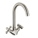 Смеситель Haiba HB4119-5 для кухни сатин матовый Смеситель Haiba HB4119-5 для кухни сатин матовый