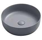 Накладная раковина Ceramicanova Element 39*39 антрацит матовый Накладная раковина Ceramicanova Element 39*39 антрацит матовый
