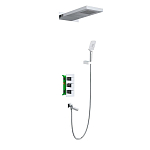 Душевой комплект Timo Petruma SX-5079/00SM хром с термостатом и изливом Душевой комплект Timo Petruma SX-5079/00SM хром с термостатом и изливом