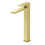 Смеситель для раковины высокий Grossman Style 520.K35.05.320 брашированное золото Смеситель для раковины высокий Grossman Style 520.K35.05.320 брашированное золото