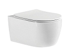 Подвесной унитаз Aquanet Smart W 36*49 безободковый с крышкой-сиденьем микролифт Slim Подвесной унитаз Aquanet Smart W 36*49 безободковый с крышкой-сиденьем микролифт Slim