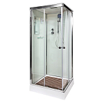 Душевая кабина Deto K401S 100х100х220 с электрикой Душевая кабина Deto K401S 100х100х220 с электрикой