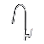 Смеситель Haiba HB73816 для кухни с выдвижным изливом Смеситель Haiba HB73816 для кухни с выдвижным изливом