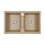 Кухонная мойка Paulmark Tandem PM238150-QU 81*50 кварц Кухонная мойка Paulmark Tandem PM238150-QU 81*50 кварц