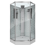 Душевая кабина Niagara Luxe NG-7717WBK 100х100х210 без крыши L/R Душевая кабина Niagara Luxe NG-7717WBK 100х100х210 без крыши L/R