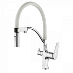 Смеситель Lemark Comfort LM3074C-White для кухни с функцией подключения фильтра хром/белый Смеситель Lemark Comfort LM3074C-White для кухни с функцией подключения фильтра хром/белый