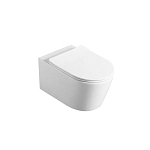 Подвесной унитаз Vincea Cute 36*53,5 безободковый с крышкой-сиденьем микролифт Slim Подвесной унитаз Vincea Cute 36*53,5 безободковый с крышкой-сиденьем микролифт Slim