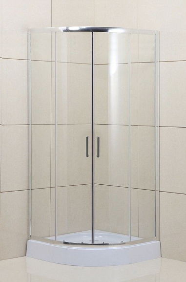 Душевой уголок BelBagno UNO-195-R-2-80-C-Cr 80*80*210 с поддоном TRAY-BB-R-80-550-15-W