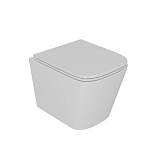 Подвесной унитаз D&K Berlin DT1436516 34*49 безободковый с крышкой-сиденьем микролифт белый Подвесной унитаз D&K Berlin DT1436516 34*49 безободковый с крышкой-сиденьем микролифт белый