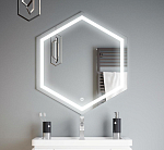 Зеркало Corozo Теор 70*80 с Led-подсветкой сенсорный выключатель Зеркало Corozo Теор 70*80 с Led-подсветкой сенсорный выключатель