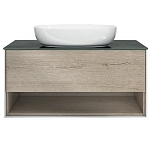 Тумба Kerama Marazzi Plaza Modern 100 дуб орегон, 1 ящик, 1 полка для столешниц PL1, PL2, PL5 Тумба Kerama Marazzi Plaza Modern 100 дуб орегон, 1 ящик, 1 полка для столешниц PL1, PL2, PL5