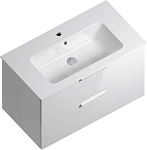 Тумба под раковину Kerama Marazzi Piano 85 белая глянцевая