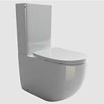 Унитаз-компакт Ceramicanova Metropol Rimless CN4001 34*62 безободковый с крышкой-сиденьем микролифт Slim Унитаз-компакт Ceramicanova Metropol Rimless CN4001 34*62 безободковый с крышкой-сиденьем микролифт Slim