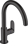 Смеситель Hansgrohe Vernis Blend 71870670 для кухни черный матовый Смеситель Hansgrohe Vernis Blend 71870670 для кухни черный матовый